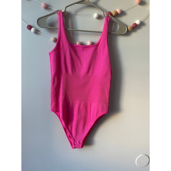 OQC Hot Barbie Pink Snatched Tank Top Bodysuit TIKTOK Famous - Picture 1 of 3